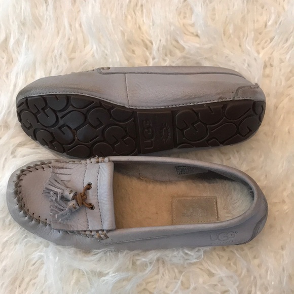 UGG Shoes - UGG GREY/BLUE LOAFER/MOC